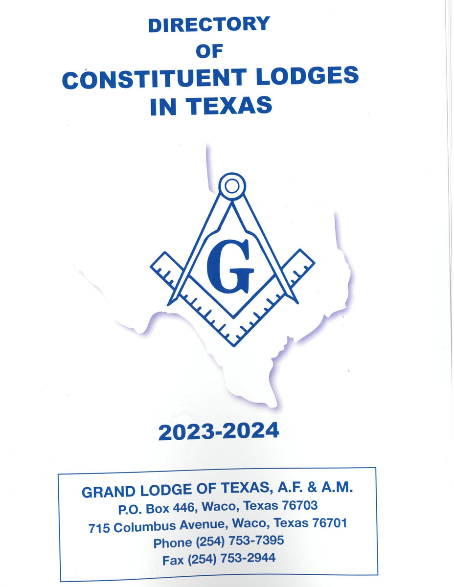 Form 402 Directory of Constituent Lodges 20232024 The Grand Lodge