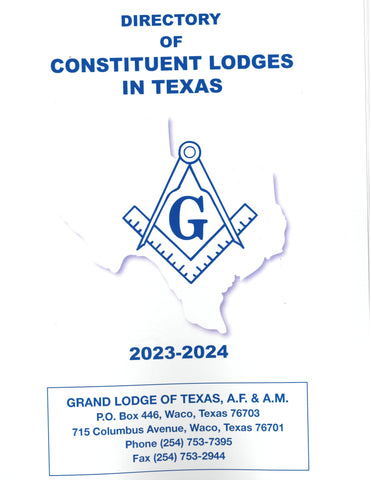 Form 402- Directory of Constituent Lodges 2023-2024