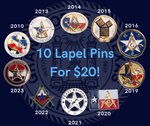 10 Lapel Pin Starter Pack