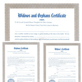 Form 59- Widow's and/or Orphan's Certificates