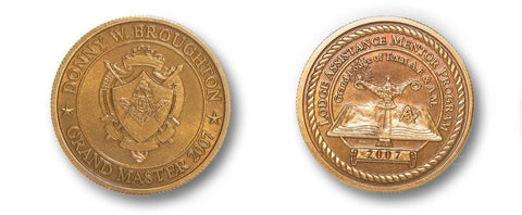 2007 Donny Broughton Bronze Challenge Coin