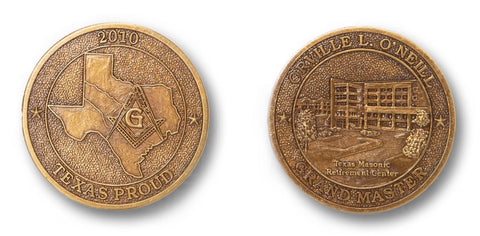 2010 Orville O'Neill Bronze Challenge Coin