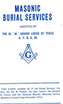 Form 110- Masonic Burial Services Booklet