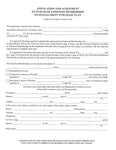 Form 76-B- Application to Purchase an Endowed Membership Installment Plan