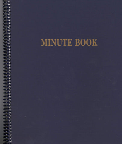 Form 116- Minutes Book