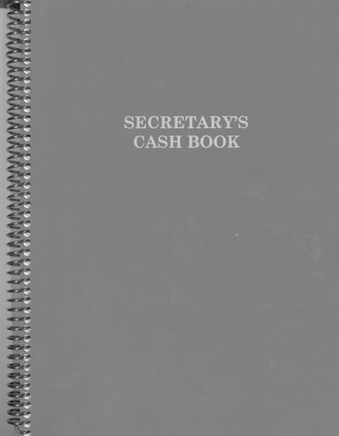 Form 114- Secretary's Cash Book (Bound)