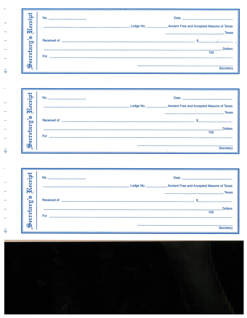 Form 120- Secretary's Receipt Book – The Grand Lodge of Texas form-120-secretary-s-receipt-book-the-grand-lodge-of-texas