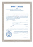 Form 59- Widow's and/or Orphan's Certificates